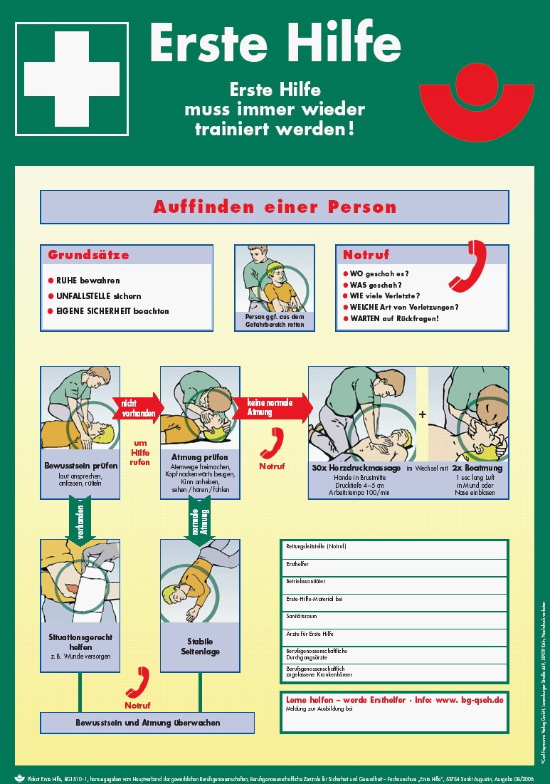 Erste Hilfe Im Betrieb - DRK KV Kaiserslautern-Stadt E.V.